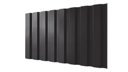 Профнастил С20A 1150/1100x0,5 мм, 8019 серо-коричневый глянцевый