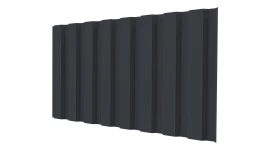 Профнастил С20A 1150/1100x0,5 мм, 7024 графитовый серый стальной бархат