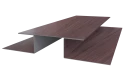 Планка стыковочная сложная Блок-хаус 110x2000 мм, Античный дуб 3D
