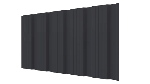 Профнастил К20 1195/1130x0,5 мм, 7024 графитовый серый стальной бархат