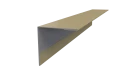 Планка угла наружного 50x50x2000 мм, 1014 слоновая кость глянцевый