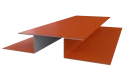 Планка стыковочная сложная 75x2000 мм, 2004 оранжевый глянцевый