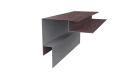 Планка угла наружного сложная 75x75x2000 мм, Античный дуб 3D