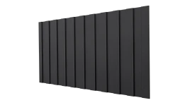 Профнастил С8 1200/1150x0,45 мм, 9005 черный янтарь матовый