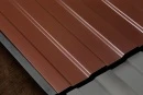 Профнастил С8 1200/1150x0,45 мм, 8017 шоколадно-коричневый глянцевый