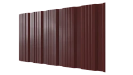 Профнастил К20 1195/1130x0,4 мм эконом, 3009 оксид красный глянцевый