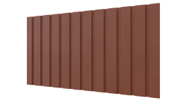 Профнастил С10 1155/1100x0,45 мм, 8004 медно-коричневый матовый
