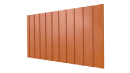 Профнастил С8 1200/1150x0,4 мм, 2011 насыщенный оранжевый глянцевый