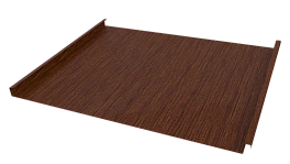 Фальцевая кровля 562/550x0,45 мм, Золотистый дуб 3D