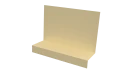 Примыкание боковое фальц 25x65x130 мм, 1014 слоновая кость глянцевый