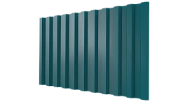 Профнастил С21 1051/1000x0,4 мм, 5021 водная синь глянцевый
