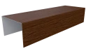 Крышка 40x65x40 мм, Золотой орех 3D