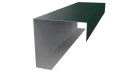 Декоративная накладка угловая 20x60x60x20 мм, 6005 зеленый мох глянцевый