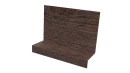 Примыкание боковое фальц 25x65x130 мм, Морёный дуб 3D