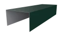 Крышка 40x65x40 мм, 6005 зеленый мох матовый