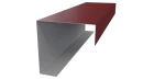 Декоративная накладка угловая 20x60x60x20 мм, 3011 коричнево-красный глянцевый