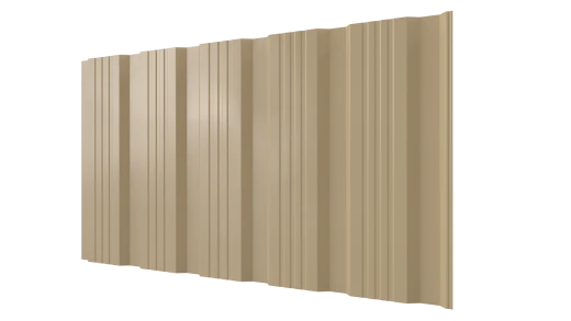 Профнастил К20 1195/1130x0,45 мм, 1014 слоновая кость глянцевый