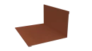 Планка примыкания верхняя 100x150x2000 мм, 8004 медно-коричневый глянцевый