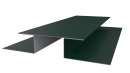 Планка стыковочная сложная Блок-хаус 110x2000 мм, 6005 зеленый мох матовый