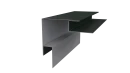 Планка угла наружного сложная Блок-хаус 110x110x2000 мм, 6009 пихтовый зеленый матовый
