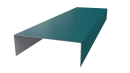 Декоративная накладка 20x60x20 мм, 5021 водная синь глянцевый