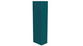 Стойка 40x60x40 мм, 5021 водная синь глянцевый