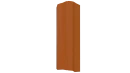 Штакетник М-образный Престиж 118x0,45 мм, 2011 насыщенный оранжевый