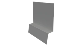 Планка стартовая фальц 135x30x55 мм, 7035 светло-серый глянцевый