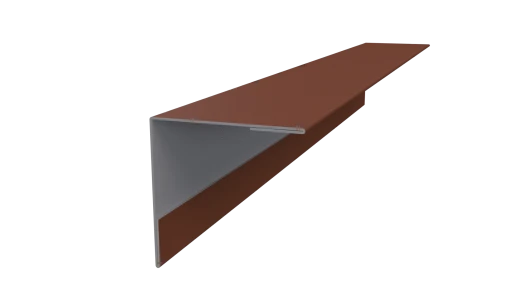 Планка угла наружного 50x50x2000 мм, 8004 медно-коричневый матовый