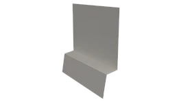 Планка стартовая фальц 135x30x55 мм, 9002 светло-серый глянцевый