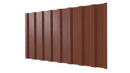 Профнастил С20B 1150/1100x0,7 мм, 8004 медно-коричневый глянцевый