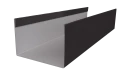 Стойка 40x60x40 мм, 8019 серо-коричневый глянцевый