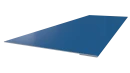 Планка завершающая 65x2000 мм, 5015 небесно-синий глянцевый