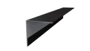 Планка угла наружного 30x30x2000 мм, 9005 черный янтарь матовый