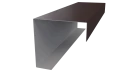 Декоративная накладка угловая 20x60x60x20 мм, 8017 шоколадно-коричневый PUR Pruf
