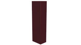 Стойка 40x60x40 мм, 3005 винно-красный глянцевый