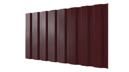 Профнастил С20A 1150/1100x0,5 мм, 3005 винно-красный глянцевый