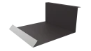 Планка примыкания нижняя 100x200x2000 мм, 8019 серо-коричневый матовый