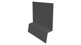 Планка стартовая фальц 135x30x55 мм, 7037 пыльно-серый глянцевый