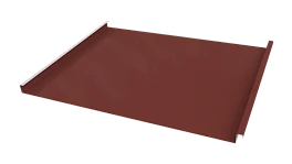 Фальцевая кровля 562/550x0,7 мм, 3009 оксид красный глянцевый