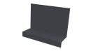 Примыкание боковое фальц 25x65x130 мм, 7024 графитовый серый глянцевый