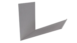 Планка примыкания верхняя к трубе фальц 250x210 мм, цинк