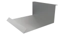 Планка примыкания нижняя 100x200x2000 мм, цинк