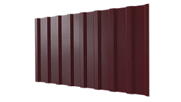 Профнастил С20B 1150/1100x0,3 мм, 3005 винно-красный глянцевый