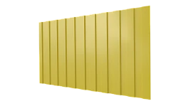 Профнастил С8 1200/1150x0,4 мм, 1018 цинково-желтый глянцевый