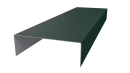 Декоративная накладка 20x60x20 мм, 6005 зеленый мох матовый